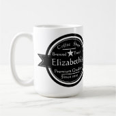 Logo für personalisierte Kaffeestuben Kaffeetasse (Links)