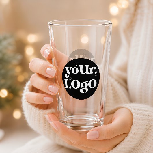 Logo für personalisierte Unternehmen Glas