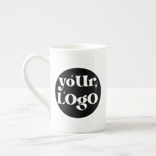 Logo für personalisierte Unternehmen Porzellantasse