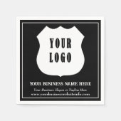 Logo für personalisierte Unternehmen Serviette (Vorderseite)