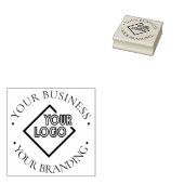 Logo für personalisierte Unternehmensmarke Gummistempel (Stempel)