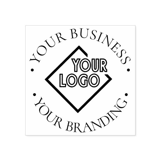 Logo für personalisierte Unternehmensmarke Gummistempel (Prägung)