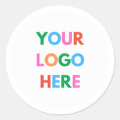 Logo für Personalisiertes Marketing Runder Aufkleber (Vorderseite)