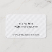 Logo für persönliche Treiber | Transport Visitenkarte (Rückseite)