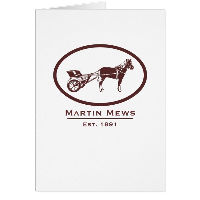 Logo für Pferde und Buggy (Vorne)