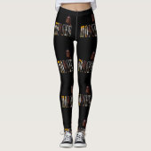 Logo für Pferde und Pferde, schwarz Leggings (Vorderseite)