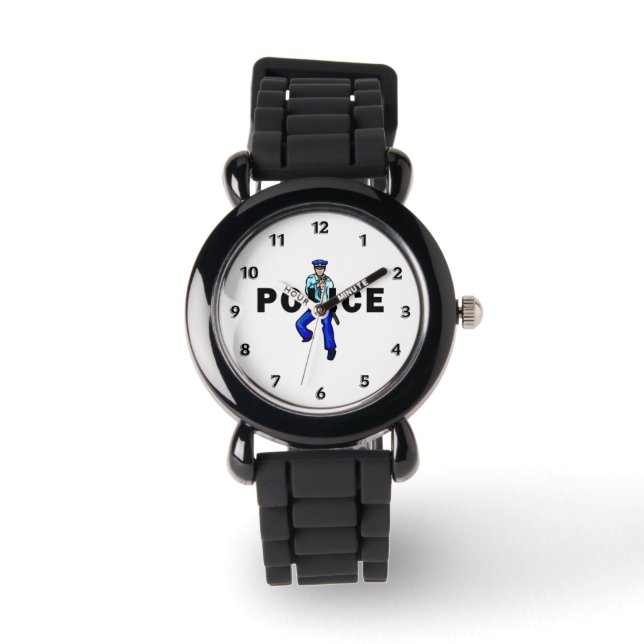 Logo für Polizeiaktion Armbanduhr (Vorderseite)
