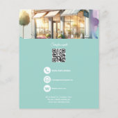 Logo für professionelle Reinigungsdienste Flyer (Hinten)