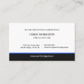 Logo für QR-Code der Strafverfolgung Polizeibeamte Visitenkarte (Vorderseite)