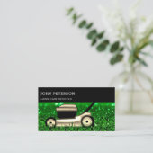 Logo für Rasengärtnerei-Grasschneiden Visitenkarte (Stehend Vorderseite)