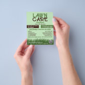 Logo für Rasenpflege, Pflegedienste Flyer (Gruppe)