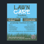 Logo für Rasenpflege, Pflegedienste Flyer<br><div class="desc">Logo für Rasenpflege,  Flyer für die Werbung im Bereich Pflegedienste durch den Visitenkartenladen.</div>