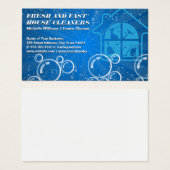 Logo für Reinigungsdienste | Seifenblasen (Vorne & Hinten)