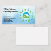 Logo für Reinigungsdienste Visitenkarte (Vorne/Hinten)