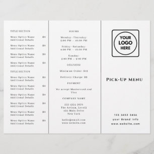 Logo für Restaurantmitnahme   Benutzerdefiniertes 