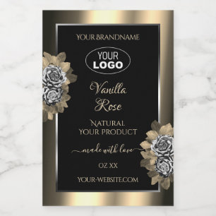 Logo für Rose von Blankal-Gold-Silbertabletten Lebensmitteletikett