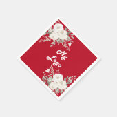 Logo für Rot-Weiß-Blumengeschäfte Serviette (Ecke)