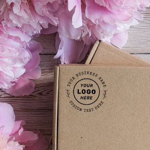 Logo für "Runde Länder" mit benutzerdefinierten Te Gummistempel