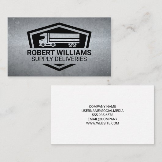 Logo für Sattelkraftfahrzeuge Terminkarte (Vorne/Hinten)