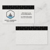 Logo für Schiffe | Anker Visitenkarte (Vorne/Hinten)