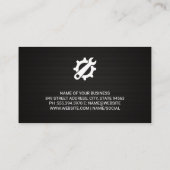 Logo für Schraubenschlüssel | Automobil-Service Visitenkarte (Rückseite)