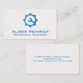 Logo für Schraubenschlüssel Visitenkarte (Vorne/Hinten)