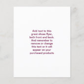 Logo für Schuhe und Zubehör Flyer (Hinten)