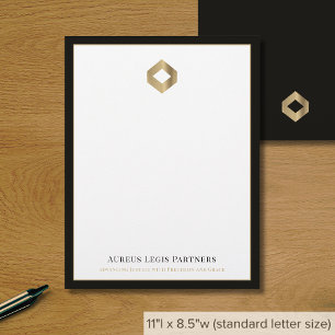 Logo für Schwarz und Gold Briefbogen