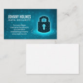 Logo für Sicherheitstechnik Visitenkarte (Vorne/Hinten)