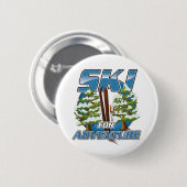 Logo für Skitouren-Abenteuer Button (Vorne & Hinten)