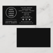 Logo für Social Media Corporate Beruflich Company Visitenkarte (Vorne/Hinten)