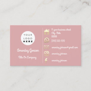 Logo für Social Media Gold QR Code Benutzerdefinie Visitenkarte