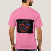 Logo für Social Media T - Shirt (Rückseite)