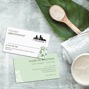 Logo für "Soft Greenery Wellness-Center Massage" Terminkarte