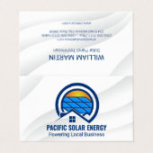 Logo für Solar Zuhause Energy Visitenkarten (Außenseite Aufgefaltet)