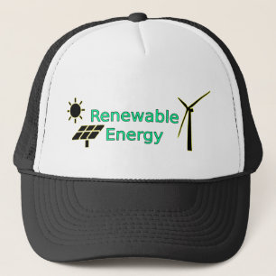 Logo für Solarpaneele für erneuerbare Energien W Truckerkappe