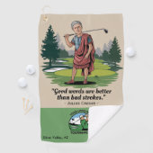 Logo für Sonderturnier-Sonderangebot für Unternehm Golfhandtuch (Insitu)