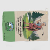 Logo für Sonderturnier-Sonderangebot für Unternehm Golfhandtuch (Horizontal)