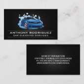 Logo für Sportwagen und Blasen Visitenkarte (Vorne/Hinten)