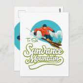 Logo für Sundance Mountains Postkarte (Vorne/Hinten)