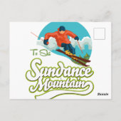 Logo für Sundance Mountains Postkarte (Rückseite)