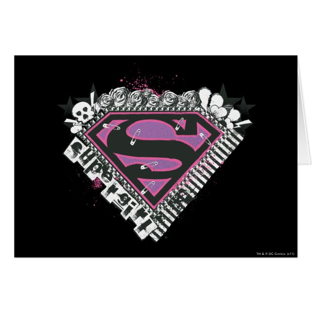 Logo für Supergirl-Buttone (Vorderseite (Horizontal))