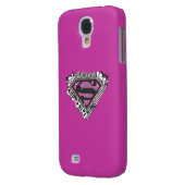 Logo für Supergirl-Buttone Case-Mate Samsung Galaxy Hülle (Rückseite Links)