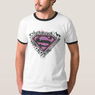 Logo für Supergirl-Buttone T-Shirt