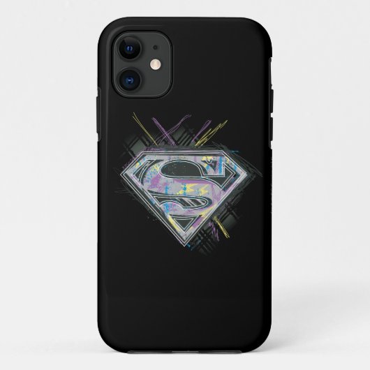 Logo für Supergirl-Scribbles Case-Mate iPhone Hülle (Rückseite)