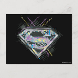 Logo für Supergirl-Scribbles Postkarte