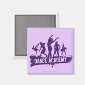 Logo für Tance Acadmey Dancer Silhouetten Magnet (Vorderseite/Rückseite)
