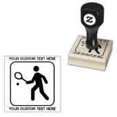 Logo für Tennis Gummistempel (Stempel)
