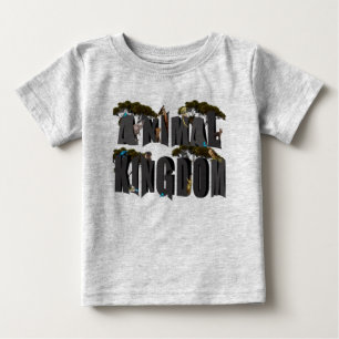 Logo für Tierbilder mit Wildtieren, Baby T-shirt