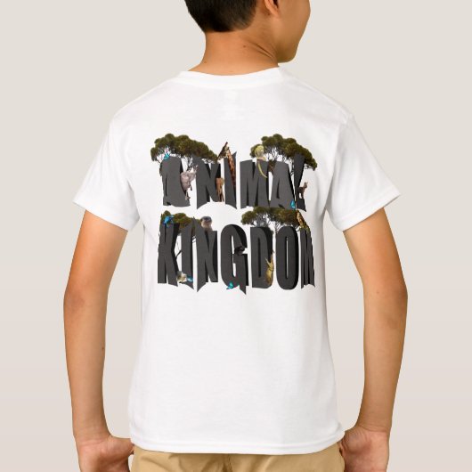 Logo für Tiere, T-Shirt (Rückseite)